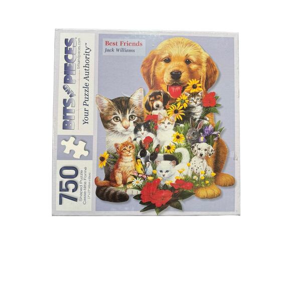 Bits & Pieces Best Friends by Jack Williams 750 Piece Puzzle NIB - Picture 1 of 2